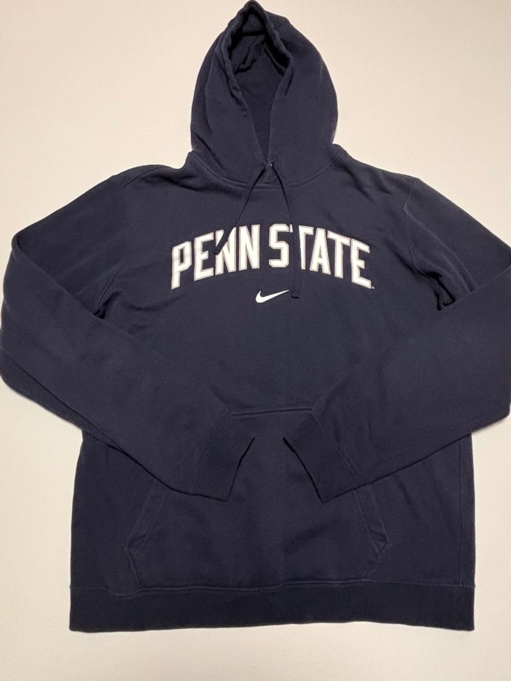 Navy Blue Nike Penn State Hoodie Sweatshirt Size Large